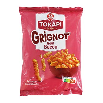 (01/03/24) Soufflés Grignot' Tokapi Bacon - 90g