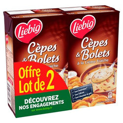 Potage Les Terroirs Liebig Cèpes et Bolets - 2x1L