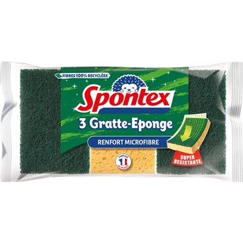 Gratte éponge Spontex x3