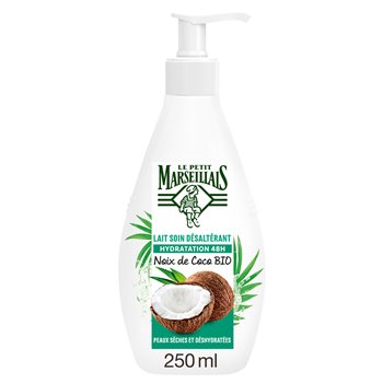 Lait Corps Le Petit Marseillais Peau seche noix de coco-250ml