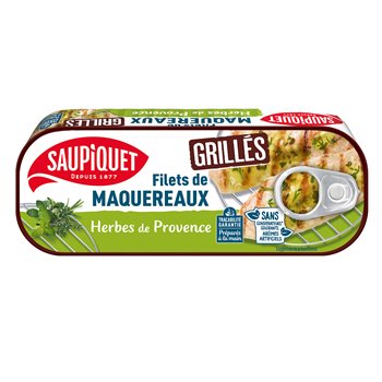 Filets de maquereaux Saupiquet Herbes de Provence - MSC - 120g