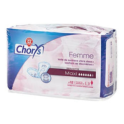 Serviette incontinence Chorys Maxi - x12