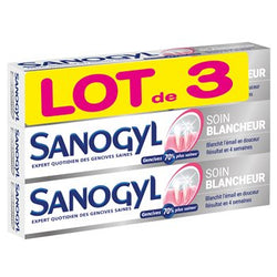 Dentifrice Sanogyl Blancheur et soin 3x75ml