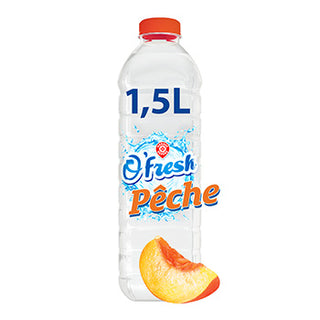 Eau aromatisée O'Fresh Pêche - 1.5L