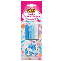 Bougies d'anniversaire Vahiné Couleur divers - 16 pièces
