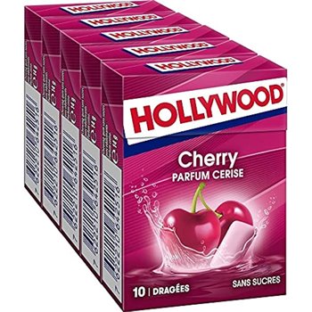 Chewing-gum Hollywood Cerise 5x10 - 70g