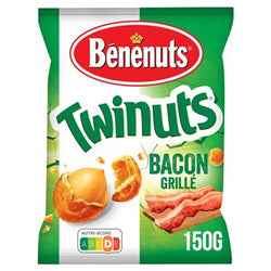 Cacahuètes Benenuts-Twinuts Bacon Grillé - 150g