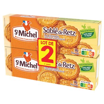 Sablé de Retz Saint Michel Bahlsen - 2x120g