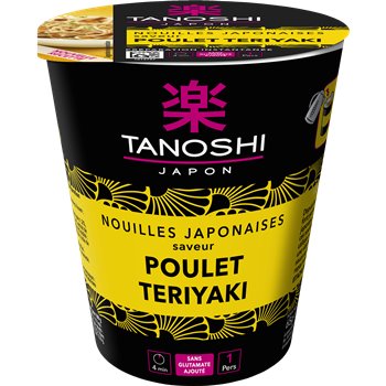 Nouilles cup Tanoshi Poulet teriyaki - 65g