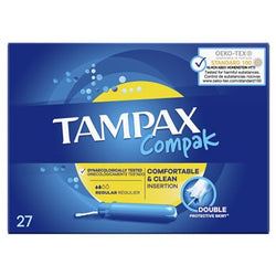 Tampons Tampax Compak Regular avec applicateur - 2x27