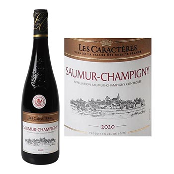AOC Saumur-Champigny vin rouge Les Caractères - 75cl