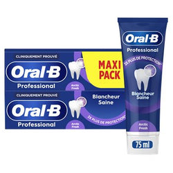 Dentifrice Oral-B Professional Blancheur saine - 2x75ml