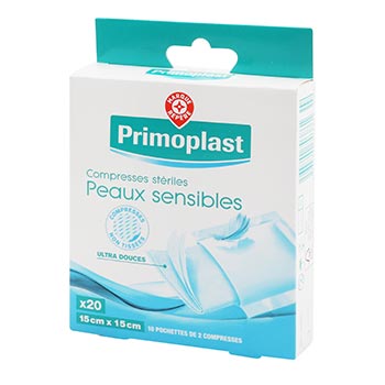 Compresses stériles Primoplast Ultra-douces x20