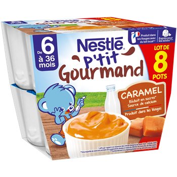 Crème dessert Ptit gourmand Caramel - 8x100g