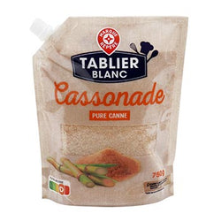 Sucre de canne Tablier Blanc Cassonade 750g