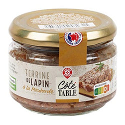 Terrine de lapin Côté Table A la moutarde - 180g