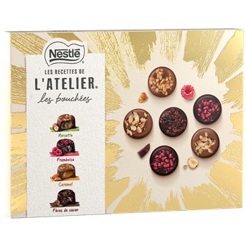 Bouchées Les Recettes de L'Atelier - Lait et noir - 186g