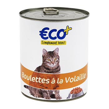 Boulettes volaille Eco+ 800g