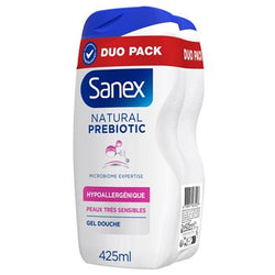 Gel douche Sanex Hypoallergenique - 2x425ml
