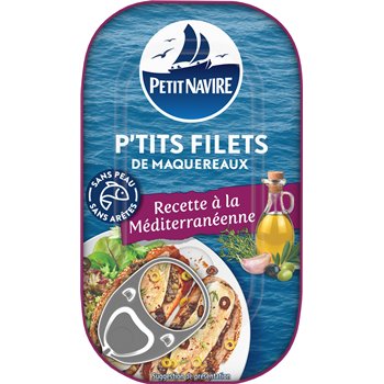 Les P'tits filets de maquereaux Petit Navire - 90g