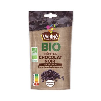 Pépites chocolat noirVahiné Bio - 100g