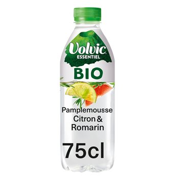 Volvic bio citron pamplemousse - 75cl