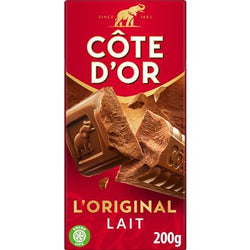 Tablette chocolat Côte d'Or Chocolat au lait - 200g