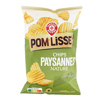 Chips paysannes Pom'lisse Nature - 150g