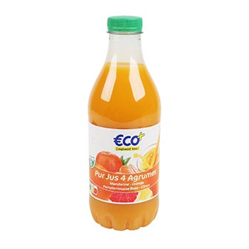 Pur jus 4 agrumes Eco + 1L