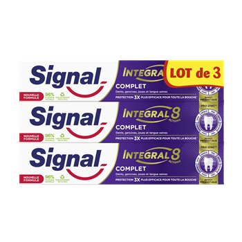 Dentifrice Signal Intégral 8 Complet - 3x75ml