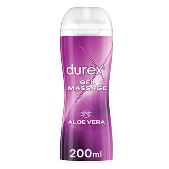 Gel Lubrifiant Massage 2 en 1 Durex Douceur Aloe Vera 200ml