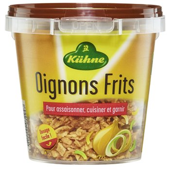 Oignons frits snack Kühne Boîte - 100g