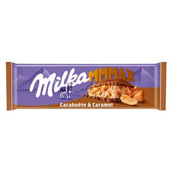 Tablette chocolat au lait Milka Cacahuètes caramel - 276g