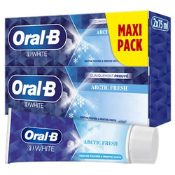Dentifrice Oral-B 3D White Artic Fresh - 2x75ml
