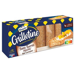 Grilletine blé complet Pasquier Sans sucre ajouté - 255g