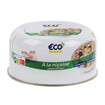 Salade Niçoise Eco+ Au thon - 280g