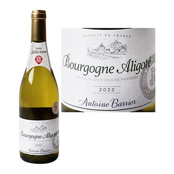 AOP Bourgogne Aligoté vin blanc Antoine Barrier - 75cl