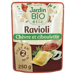 Ravioli Jardin Bio Bio chèvre ciboulette - 250g