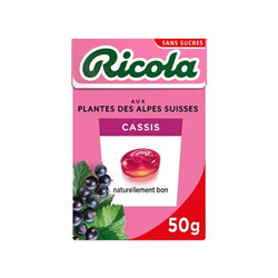 Bonbon à sucer Ricola Cassis Stevia - 50g