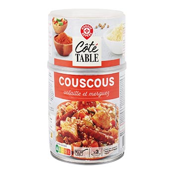 Couscous royal Côté Table Volaille et merguez 980g