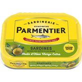 Sardines Huile Olive PARMENTIER Vierge Extra - 135g