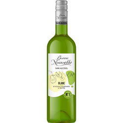 Boisson fermentée désalcoolisée Blanc - à base de raisin - 75cl