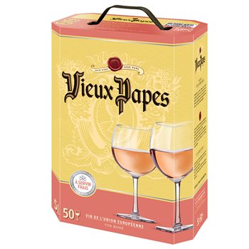 Vin Union Européenne rosé Vieux Papes - BIB 5L