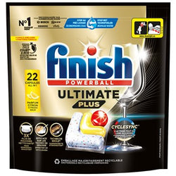 Capsules lave-vaisselle Finish Ultimate Plus Citron x22 - 268g