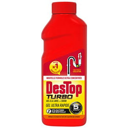 Gel déboucheur Destop Turbo 5 min - 2 doses - 500ml