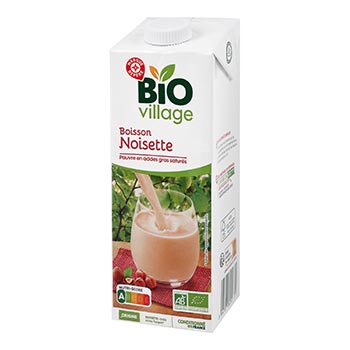 Boisson noisette Bio village Bio - 1L