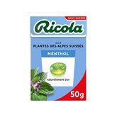 Bonbon à sucer Ricola Menthol Stévia - 50g