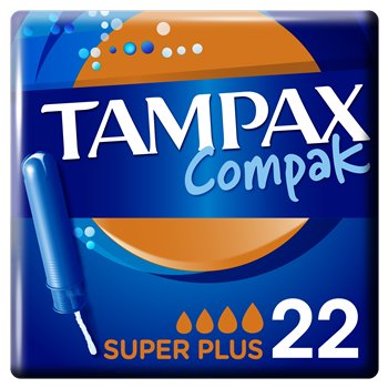 Tampons Tampax Compak Avec applicateur - Super+ - x22