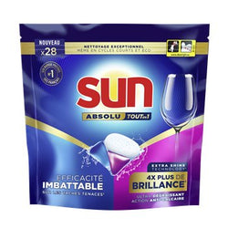 Tablettes Lave-vaisselle Sun Absolu Tout-en-1 Brillance x28