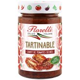 Confit de tomates séchées Les Tartinables Florelli 190g